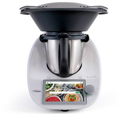 1-156.jpg Vorwerk thermomix tm6 + livre – cuisine au thermomix (larousse) + livre – apéritif dînatoire (larousse) + livre – évasion gourmande – Image 1