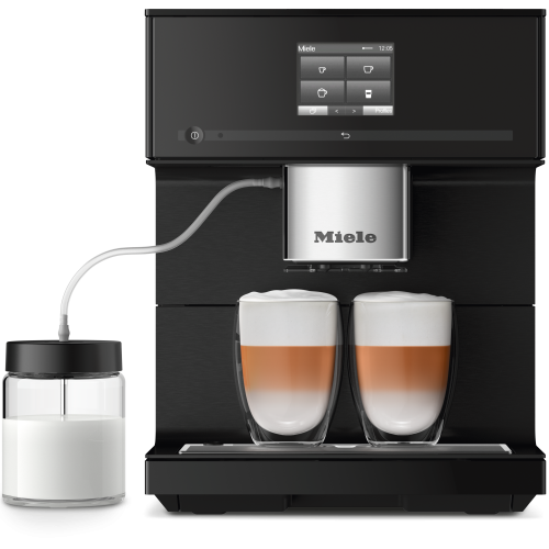20000189119_1.png CM 7750 Negro Obsidian Miele Máquina de café libre instalación Obsidian Black, medidas: 420 x 311 x – Image 1