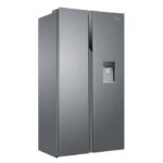 HAIER SBS 90 SÉRIE 3 HSR3918EWPG PORTE RÉFRIGÉRATEUR CÔTE À CÔTE INDÉPENDANT 521 L E ARGENT – Image 3