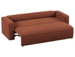 Canapé droit convertible NOAH 3 places – Tissu Terracotta – Image 5