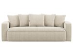 Canapé droit convertible NOAH 3 places – Tissu Beige