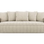 Canapé droit convertible NOAH 3 places – Tissu Beige