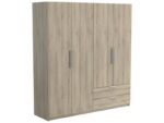 Armoire 4 porte(s) battante 2 tiroir(s) GLORY 2 coloris Chêne kronberg largeur 178.1 cm – Image 3
