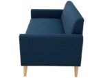 Canapé droit fixe KOBY 2 places – Tissu bleu marine – Image 5