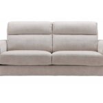 Canapé droit convertible KANDY 3 places – Tissu beige