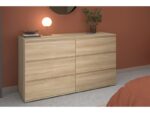 Commode 6 tiroir(s) 0 niche(s) OPUS coloris Bois clair largeur 150.6 cm – Image 2