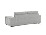 Canapé droit convertible ZACK 3 places – Tissu / Microfibre gris clair – Image 5