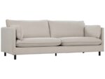 Canapé droit fixe SASHA 3 places Tissu Beige – Image 2