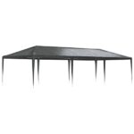 Tente de réception | tonnelle | chapiteau professionnelle 4x9 m anthracite 90 gm²