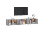 Meuble tv gris 80 cm – Image 3