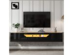 Meuble tv noir 180 cm SWEIKO – Image 5