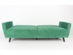 Canapé droit convertible MENZZO REFRESHA 3 pl Velours vert – Image 4
