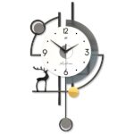 Horloge murale moderne minimaliste créativité élégante pendule murale décorative