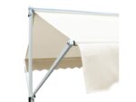 Vidaxl auvent sur pied 500 x 300 cm crème 145883 – Image 5