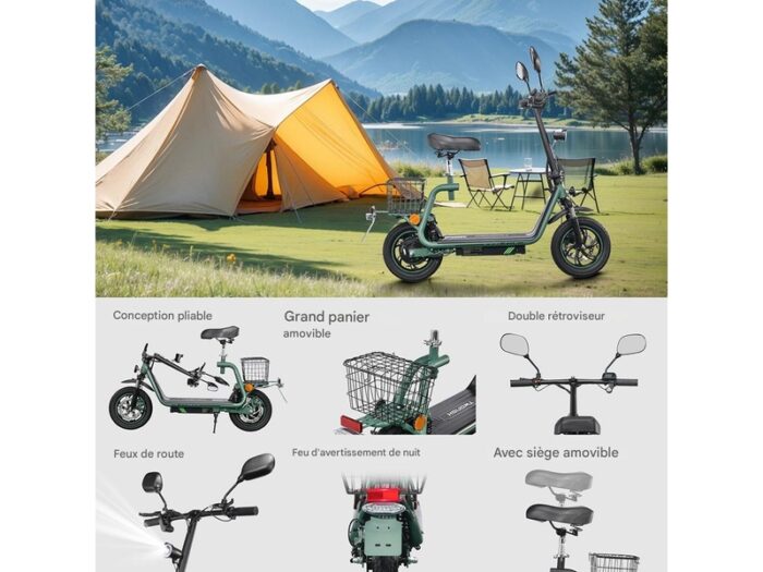 Trottinette électrique twofish m5 pro-e certifiée eec - moteur 500w– batterie 48v 13ah – pneus 12 pouces M5 PRO-E – Image 3