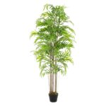 Bambou artificiel plante avec tronc arbre en pot 180 cm déco de chambre salon
