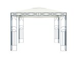Tonnelle | tente de réception | pergola 300 x 300 cm crème