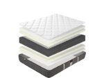 Matelas 140x190 cm LUXURY LITERIE FABRICATION PORTUGAL Mousse haute résilience soutien Ferme épaisseur 20 cm – Image 6