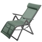 Chaise longue decima hespéride vert olivegraphite