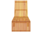 Vidaxl chaise longue 200x55x30 cm en bois d'acacia massif – Image 2