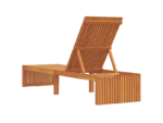 Vidaxl chaise longue 200x55x30 cm en bois d'acacia massif – Image 4