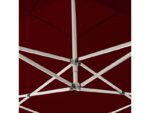 Tente de réception | tonnelle | chapiteau pliable aluminium 2 x 2 m bordeaux – Image 5