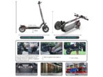 Trottinette electrique adulte iscooter ix3,800w motor,40kmh,40km,48v 10ah – Image 5