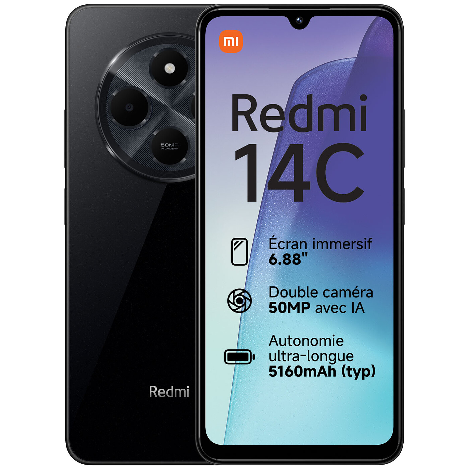 LD0006173313-1.jpg Xiaomi Redmi 14C Noir – 8 Go RAM / 256 Go – Dual SIM – Image 1