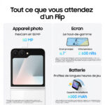 Samsung Galaxy Z Flip 7 FE Noir – 8 Go RAM / 256 Go – Dual SIM 5G – Image 4