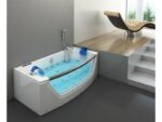 Home deluxe - baignoire avec hydromassage - atlantic m - dimensions : 175 x 85 x 60 cm - chauffage, fonction massage – Image 2