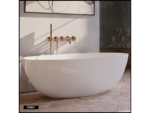 Baignoire îlot - 175 x 78 cm - shell - blanc brillant - avec siphon inclus – Image 4