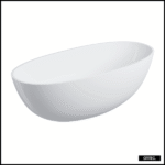 Baignoire îlot - 148 x 75 cm - shell - blanc brillant - avec siphon inclus (0)