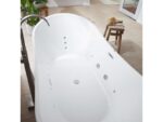 Home deluxe - baignoire à poser avec fonction balnéo - ovalo plus - dimensions 180 x 90 x 72 cm - avec accessoires complets i baignoire – Image 4