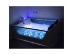 Home deluxe - baignoire avec hydromassage - atlantic xl - dimensions : 180 x 120 x 60 cm - chauffage, fonction massage et accessoires complets inclus i baignoire pour 2 personnes, piscine intérieure – Image 5